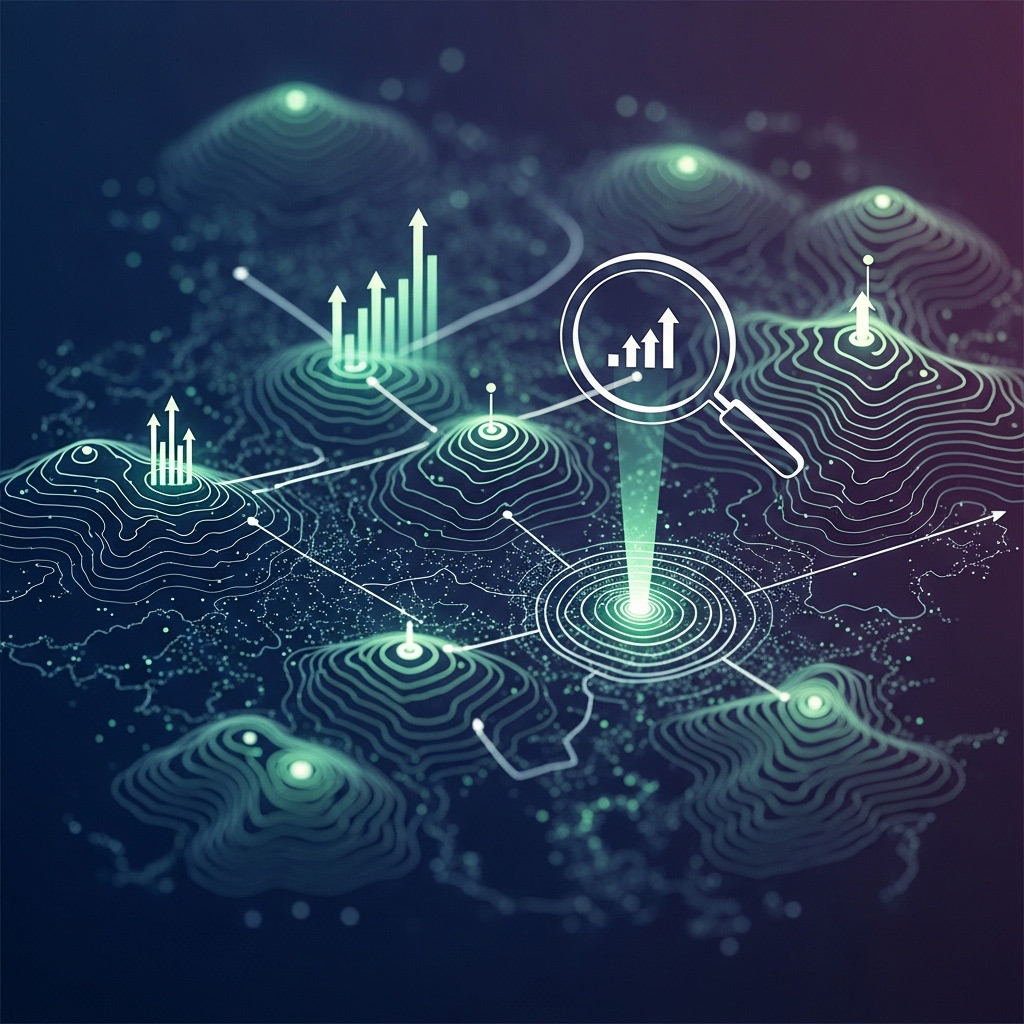 AI strategy consulting with data charts and technology evaluation frameworks